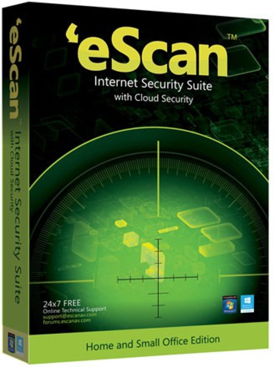 Escan internet security edition for home user 2 user 2 years